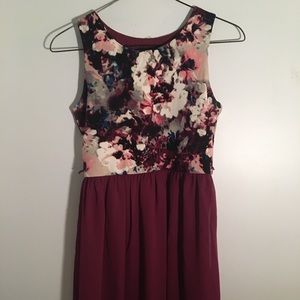 Maroon dress